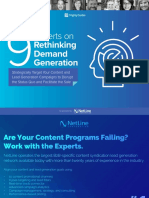 9 Experts Rethinking Demand Generation