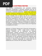 Tipos de Contribuyentes y Sus Obligaciones | PDF | Impuestos | Contabilidad