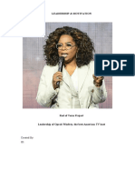 Leadership of Oprah Winfrey, the best American TV host 