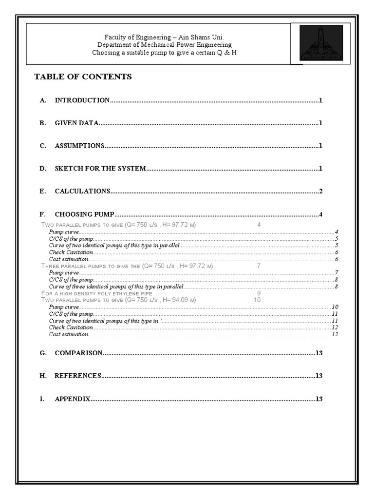 Faculty of Engineering Ain Shams Uni. Department of Mechanical Power