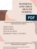 Maternal and Child Health Nursing: May Ann B. Allera, RN