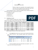 Bab I Manajemen Spss