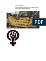 Simbolos da Esquema para compreender as lutas  do  feminismo negro na atualidade.