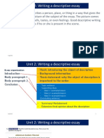 Answer Key Unit2Writing Descriptive Essays