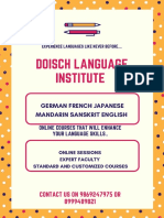 Doisch Language Institute: German French Japanese Mandarin Sanskrit English