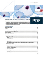 Future Medicine Author Guidelines