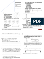 Electric Filed Worksheet: Topic