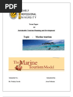 Download SUSTAINABLE tourism Marine tourism by Arun Pathania SN52711953 doc pdf