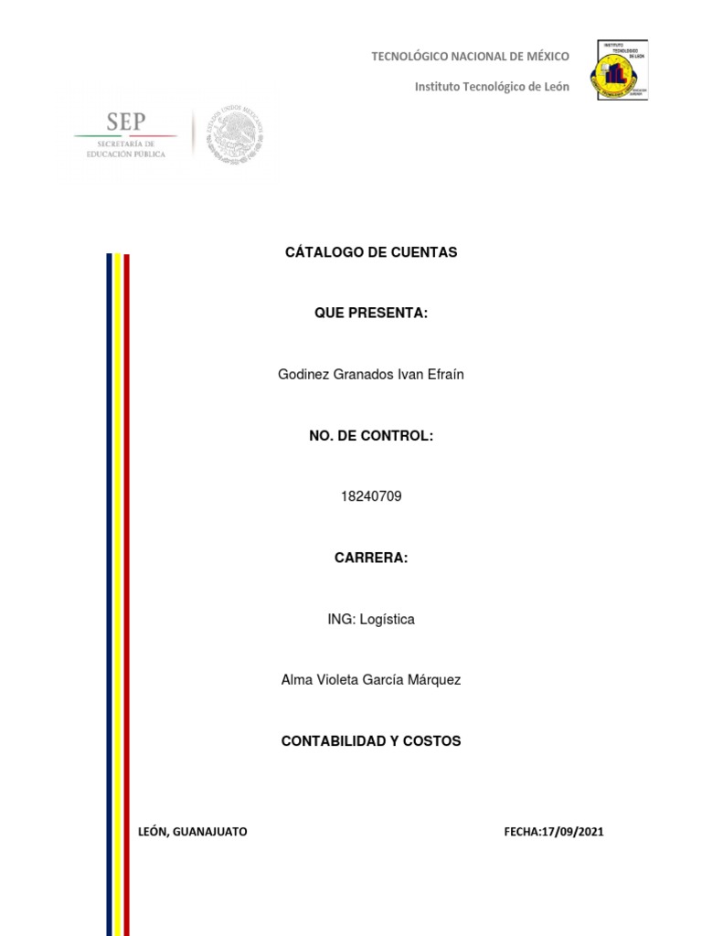 Catálogo de Cuentas Contables 2021 | PDF | Contabilidad | Impuestos