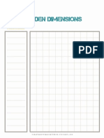 Garden Dimensions Template