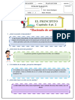 Ficha de Plan Lector 4 Quinto Grado