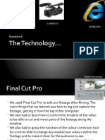 The Technology... : Final Cut Pro Cameras Websites