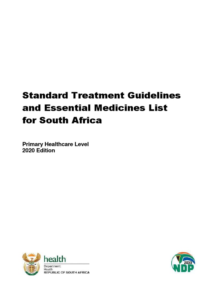 NAMIBIA STANDARD TREATMENT GUIDELINES 2021 PDF visual data 7