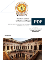 Havelis in Context To Shekhawati Region: Dept. of Architecture, Central University of Rajasthan ARC 710 - Seminar Course