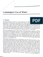 Consumptive Use of Water: Chapter - 7