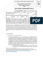 F-C - Formato Contrato Psicoterapeutico