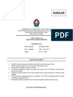 Us Matematika 2020 - 2021 (Susulan)