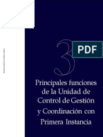 Capítulo 3 Principales funciones de la unidad de Control de Gestión y Coordinación con primera Instancia