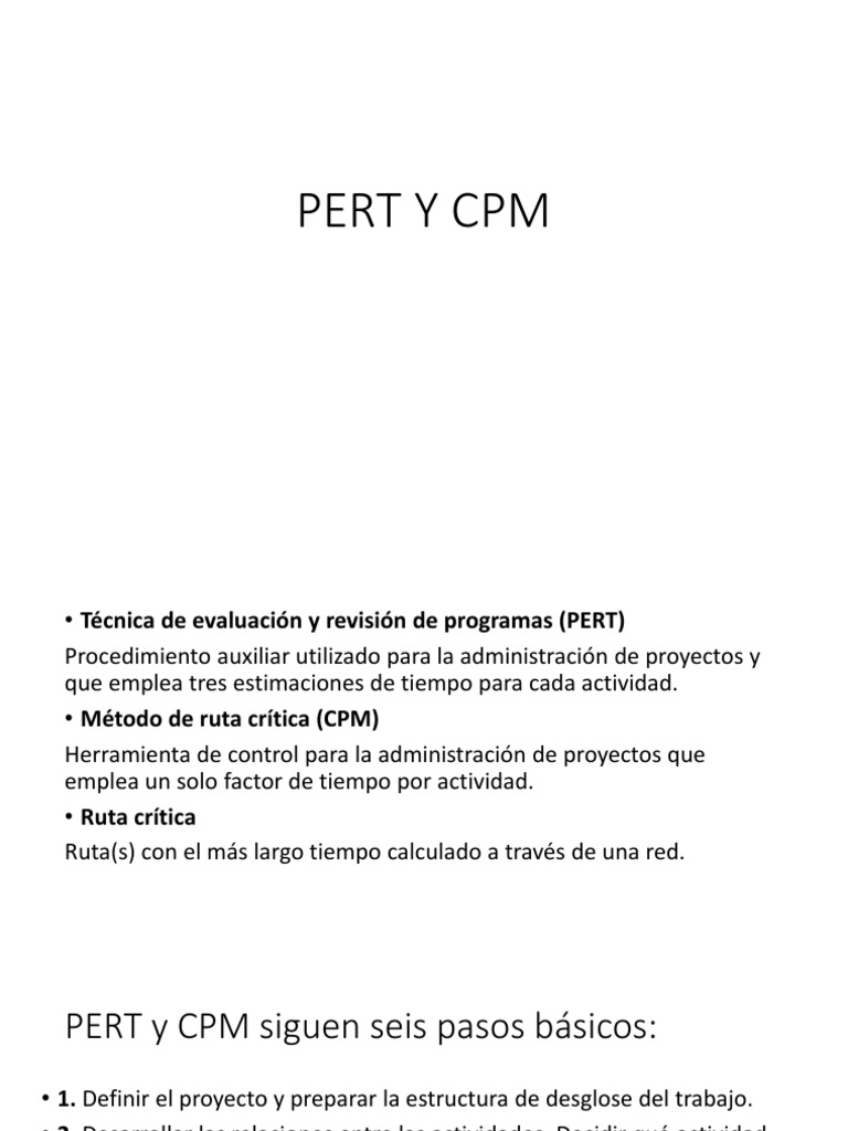 Pert y CPM | PDF | Desviación Estándar | Distribución normal