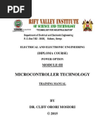 Microcontroller Lecture Notes Module III