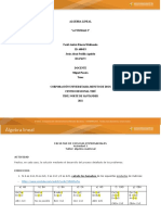 Actividad 2 - 1er Corte - Algebra Lineal