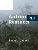 Antonio Restucci Songbook 191206 Sin Marcas de Corte