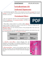 Periodontium (4) : Periodontal Ligaments