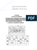 Atividade de Matemática Sequência Numeria3