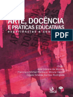 Arte, Docência e Práticas Educativas Experiências e Contextos