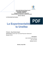 Briceno - Leidy - La Experimentalidad de La UNELLEZ - Modulo 3