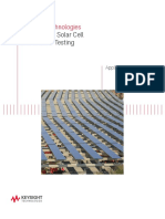 Solutions For Solar Cell and Module Testing: Keysight Technologies