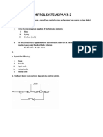 Control Systems Paper 2