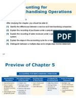 Accounting For Merchandising Operations: Learning Objectives