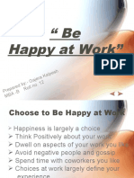 " Be Happy at Work": Jera Kal Pes H - 12