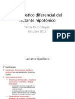 Diagnóstico diferencial lactante hipotónico