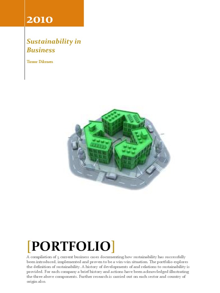 Portfolio: Sustainability in Business | PDF | Sustainability | Recycling