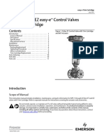 Fisher ET and EZ Easy e Control Valves With Trim Cartridge: Scope of Manual