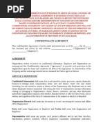 Download Sample Confidentiality Agreement for Non-profits by Erin McClarty SN52716944 doc pdf