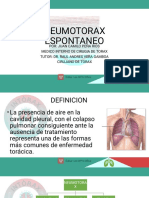 Neumotorax Espontaneo