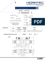 Solenoid Operated Directional Valve HWE Series: Ordering Code