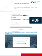 Instructions (Join Skype Meeting) - Computer
