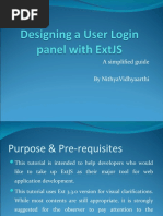 Designing A User Login Panel With ExtJS For Beginners