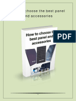 How To Choose The Best Panel and Accessories