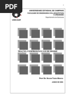 Tração, compressão e lei de hooke