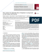 European Polymer Journal: Dailyn Guzmán, Xavier Ramis, Xavier Fernández-Francos, Angels Serra