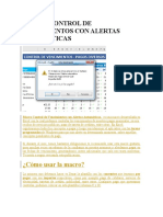 Macro Control de Vencimientos Con Alertas Automáticas