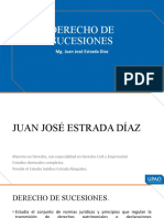 Derecho de Sucesiones: Mg. Juan José Estrada Díaz