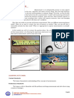 Learning Outcomes:: The Learner Demonstrates Understanding of Key Concepts of Measurements