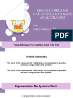 M3KB1 - Materi Dan Kegiatan Belajar Matematika Dan Sains AUD
