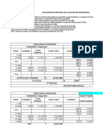 Aplicación de Metodos de Valuación de Inventarios